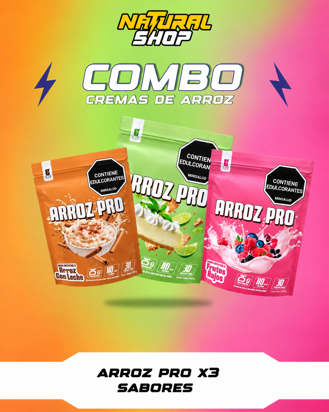 Combo Cremas de Arroz