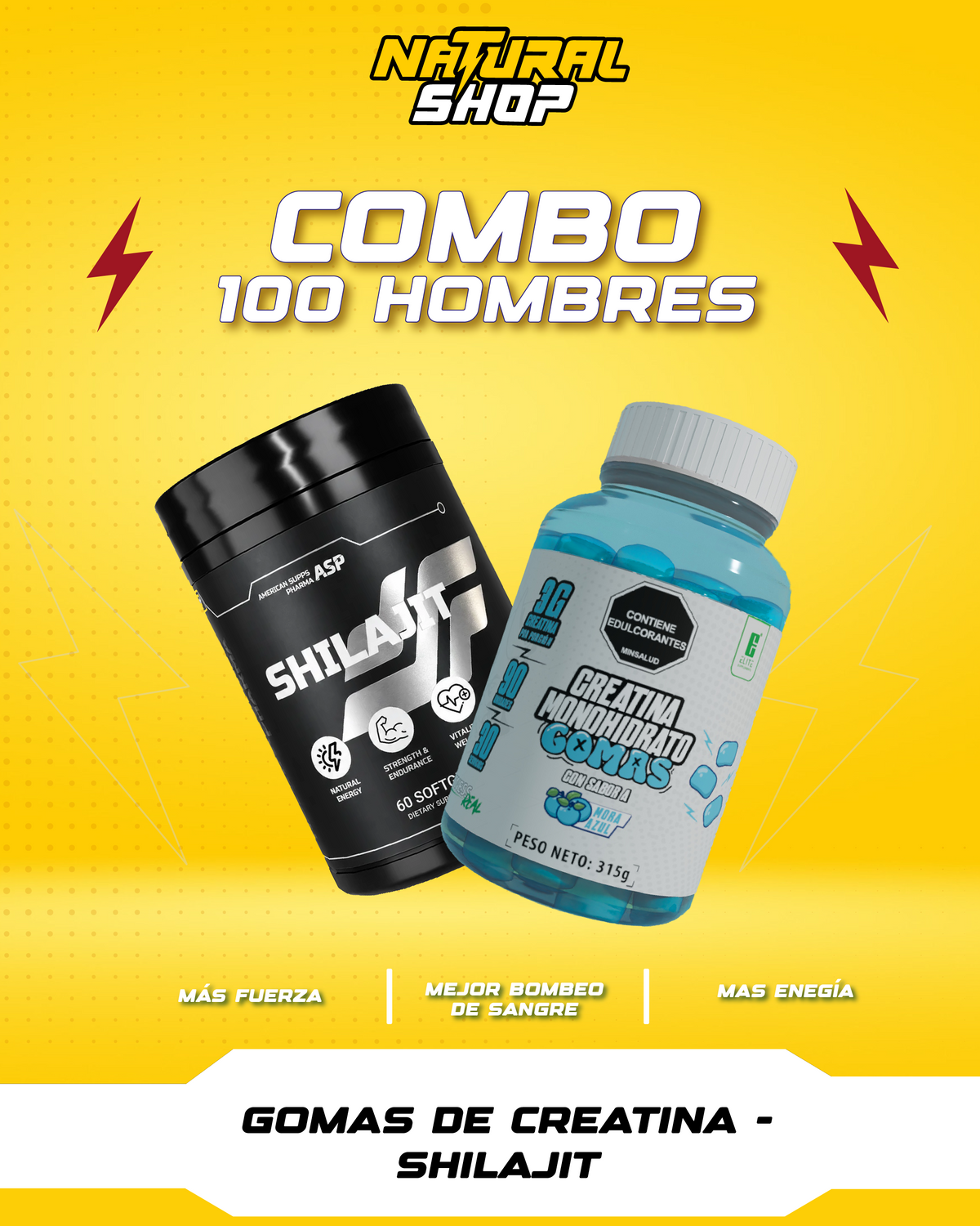 Combo 100 Hombres 100K