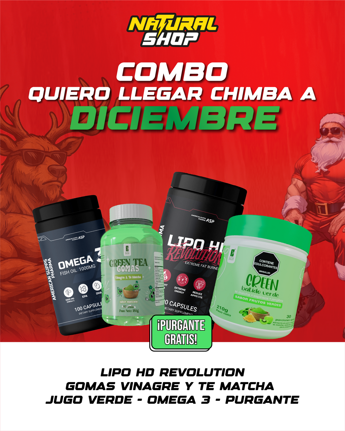 Combo Quiero Llegar Chimba a Diciembre