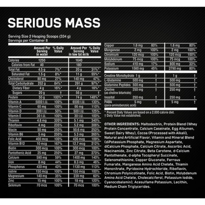 Serious Mass Optimum Nutrition