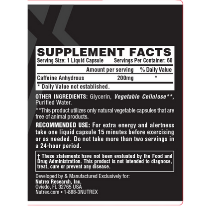 Caffeine 200 Nutrex