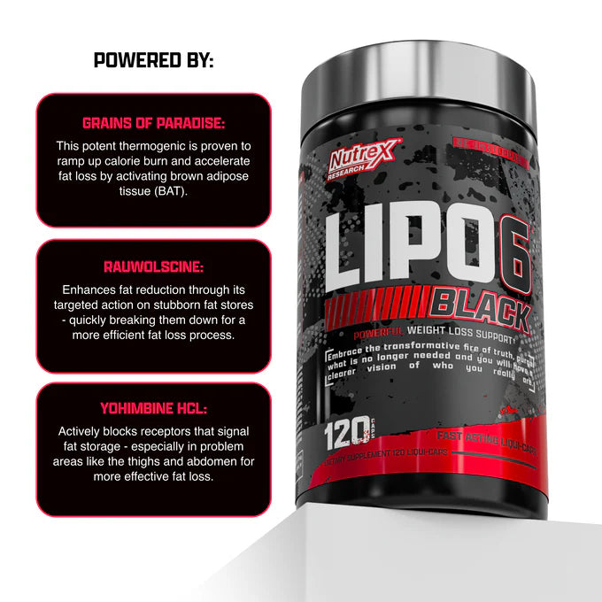 LIPO 6 BLACK NUTREX x120 CAPS