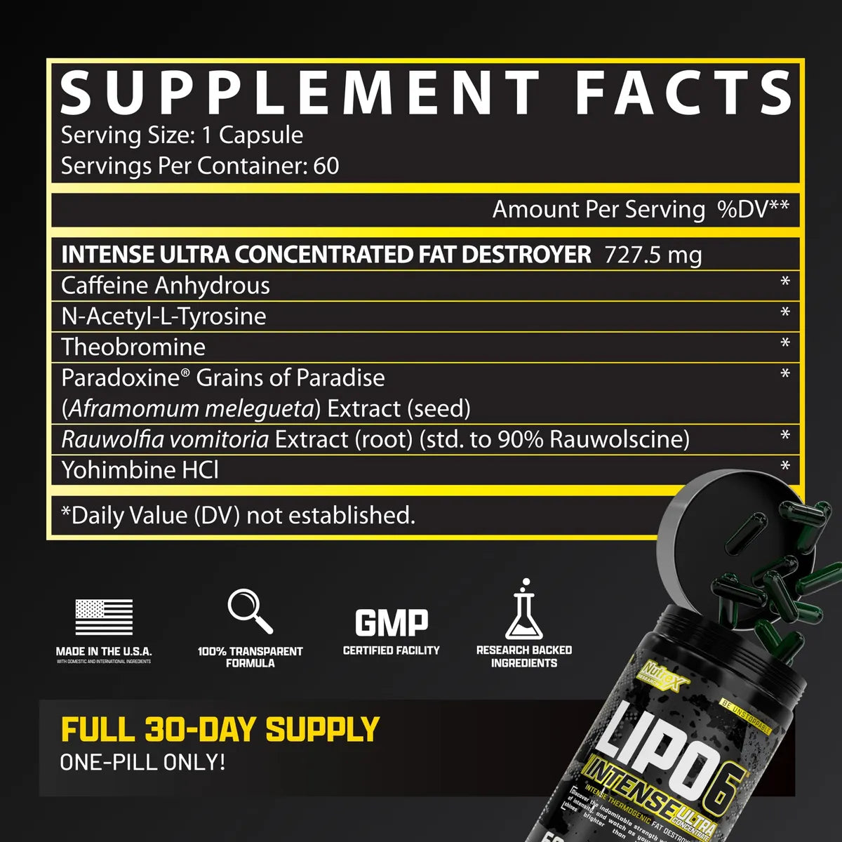 Lipo 6 Black Intense Nutrex