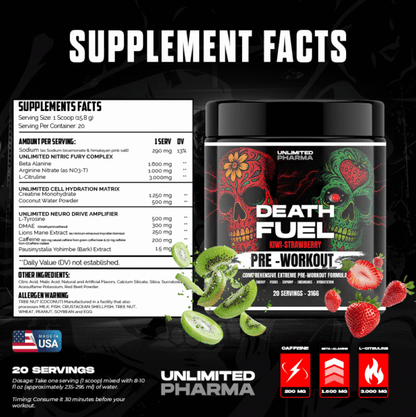 Death Fuel Pre-Workout Unlimited Pharma