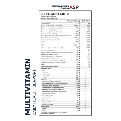 Multivitamínico American Supps Pharma