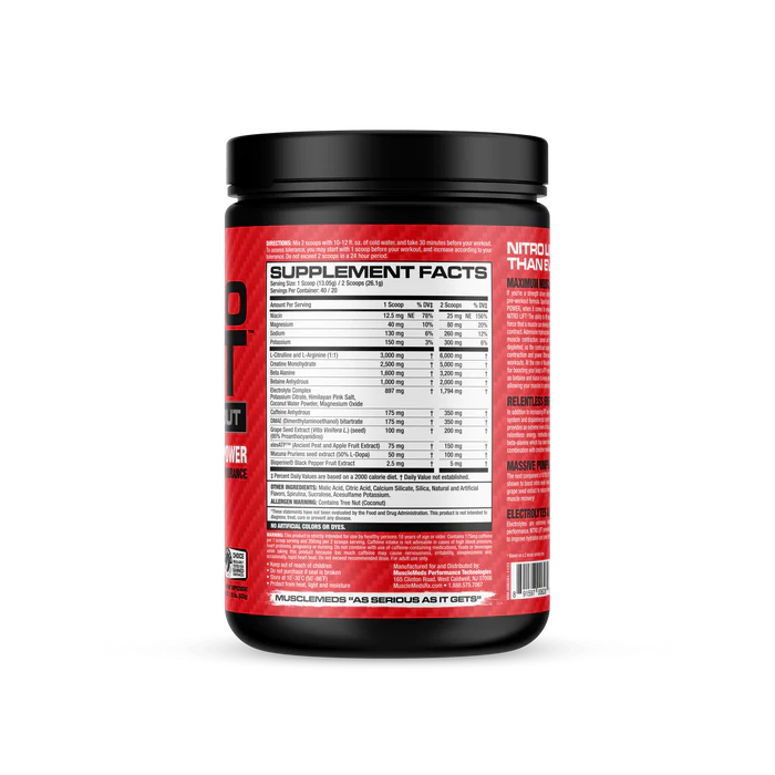 Nitro Lift MuscleMeds