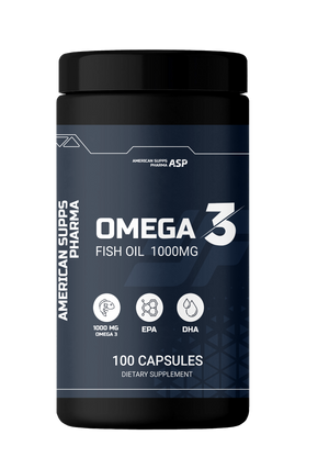Omega 3 Fish Oil 1000MG American Supps Pharma