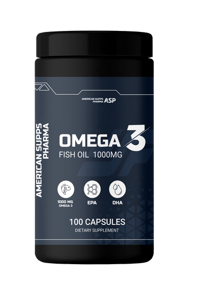 Omega 3 Fish Oil 1000MG American Supps Pharma