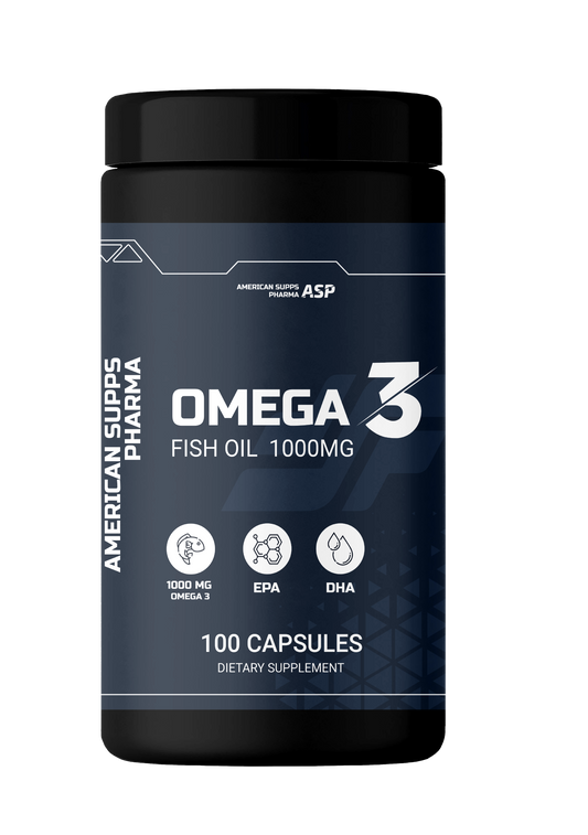 Omega 3 Fish Oil 1000MG American Supps Pharma