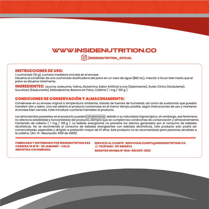 PRO BCAA 4:2:2 Inside Nutrition