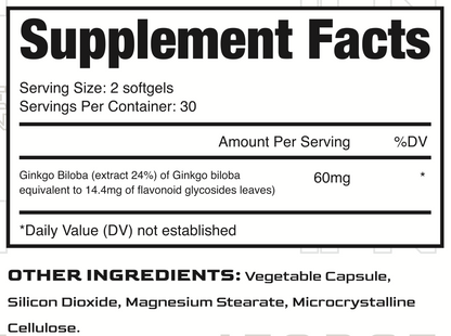 Ginkgo Biloba iForce Nutrition