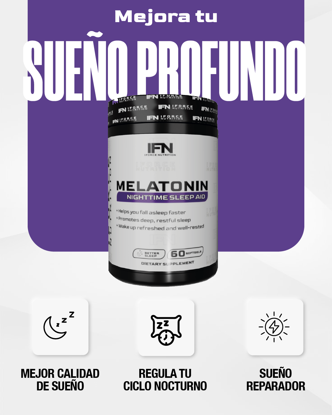 Melatonina iForce Nutrition