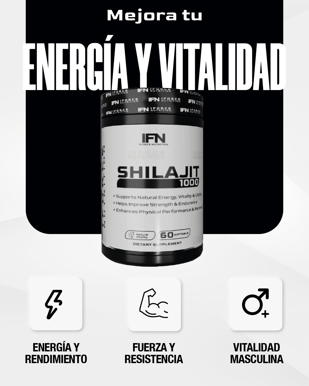 Shilajit 1000 iForce Nutrition