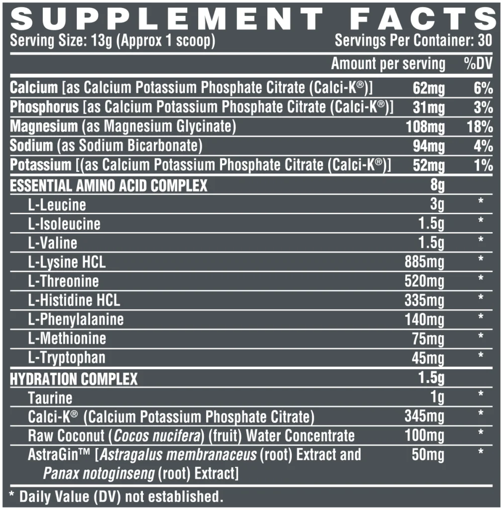 EAA+ Hydration Nutrex