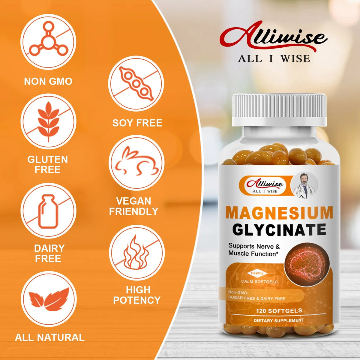 Magnesium Glycinate All I Wise
