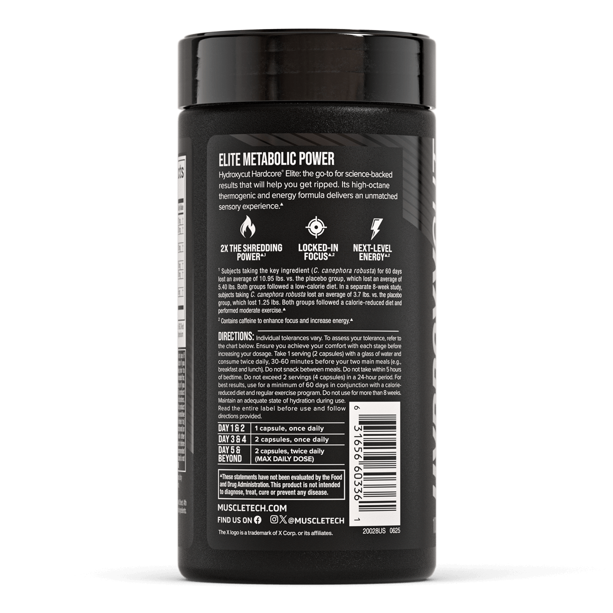 HydroxyCut Hardcore Elite MuscleTech