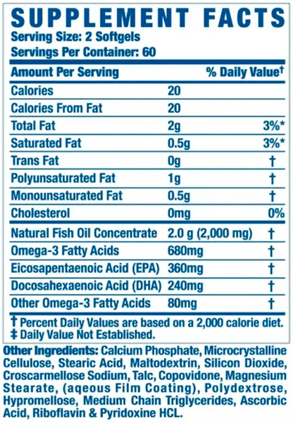 Omega 3 XS Ronnie Coleman
